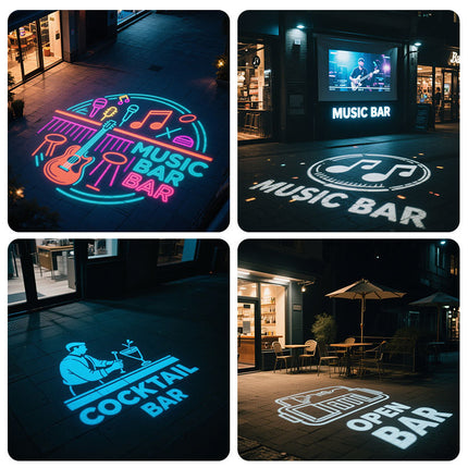 GOBOHUB 50W Rotating Gobo Projector For Bar Decoration