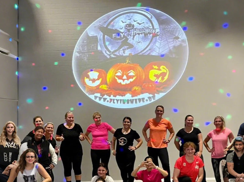 "German Halloween Glow: 150W Projector Magic Indoors"