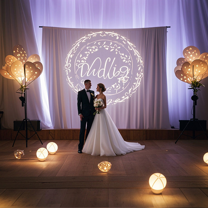 Why Use Advertising Projection Lights at Weddings?