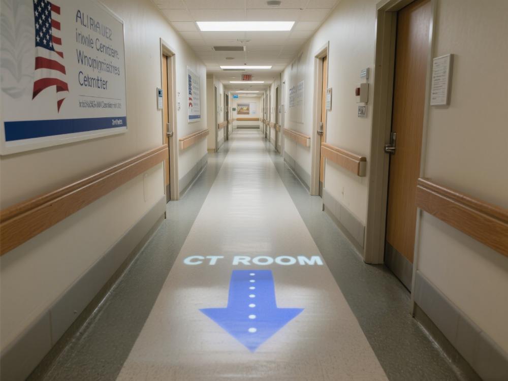Guiding Patients to CT Rooms: How Projection Devices Transform Wayfinding in U.S. Medical Centers