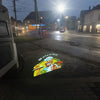 50W Floor Logo Projector | Custom Gobo for Commercial Outdoor Storefront - Gobohub