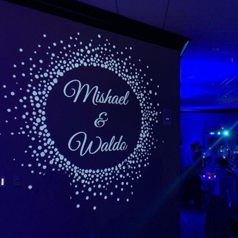 U.S. Wedding Rental Business Boosts Income With Gobohub 100W Wedding Monogram Projector