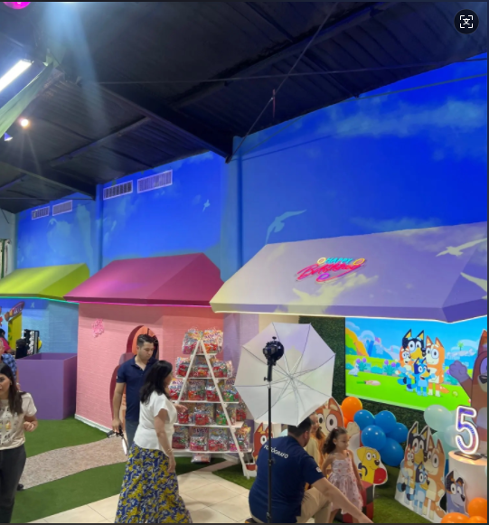 Elevating Indoor Fun: Transforming a Mexican Indoor Children's Park with Cloud and Sky Moving Pattern Effect Lightss