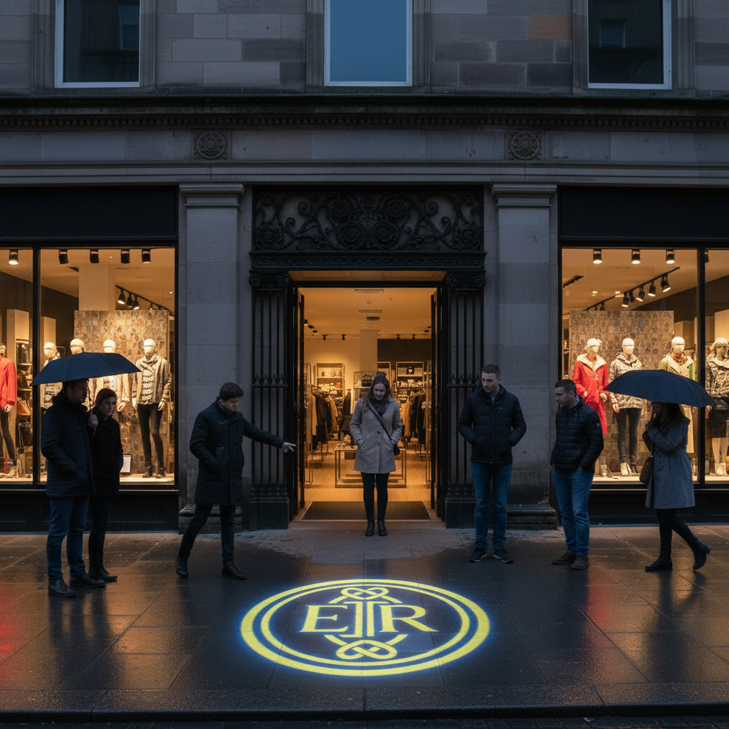 How a Edinburgh Retail Shop Used a Gobo Projector to Attract More Customers