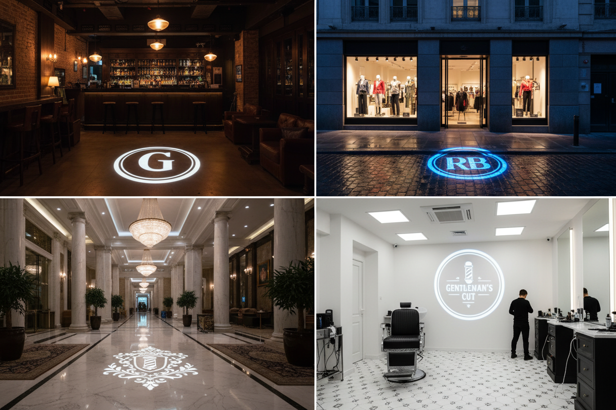 How Businesses Use a Gobo Logo Light Projector to Elevate Their Brand