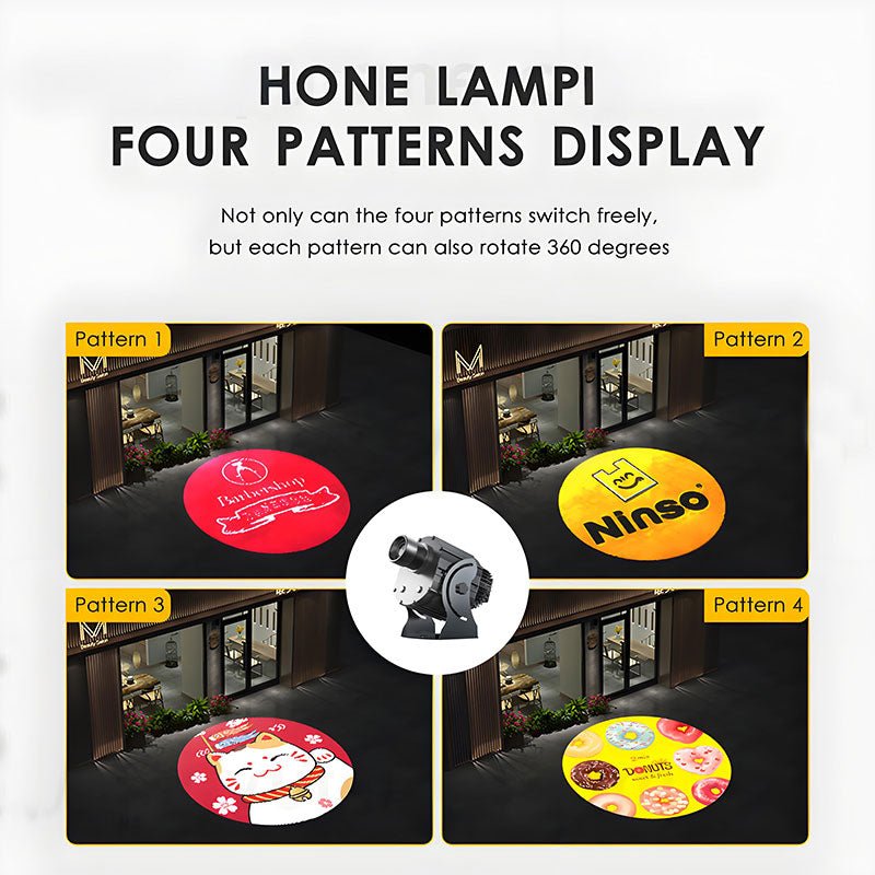 Gobohub Powers Texas Business’s Nighttime Branding with 200W Four-Image Gobo Projector - Gobohub