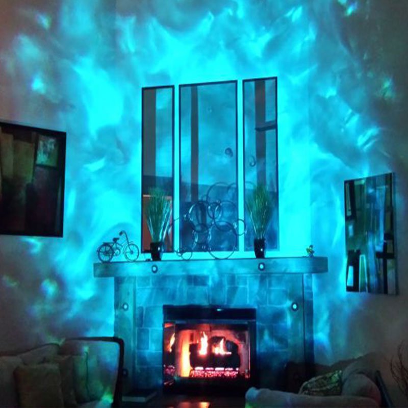 IP65 Waterproof LED Water Ripple Projector: Ocean Wave Projection Lamp for Wedding Decor Easy Setup Atmosphere Light - Gobohub