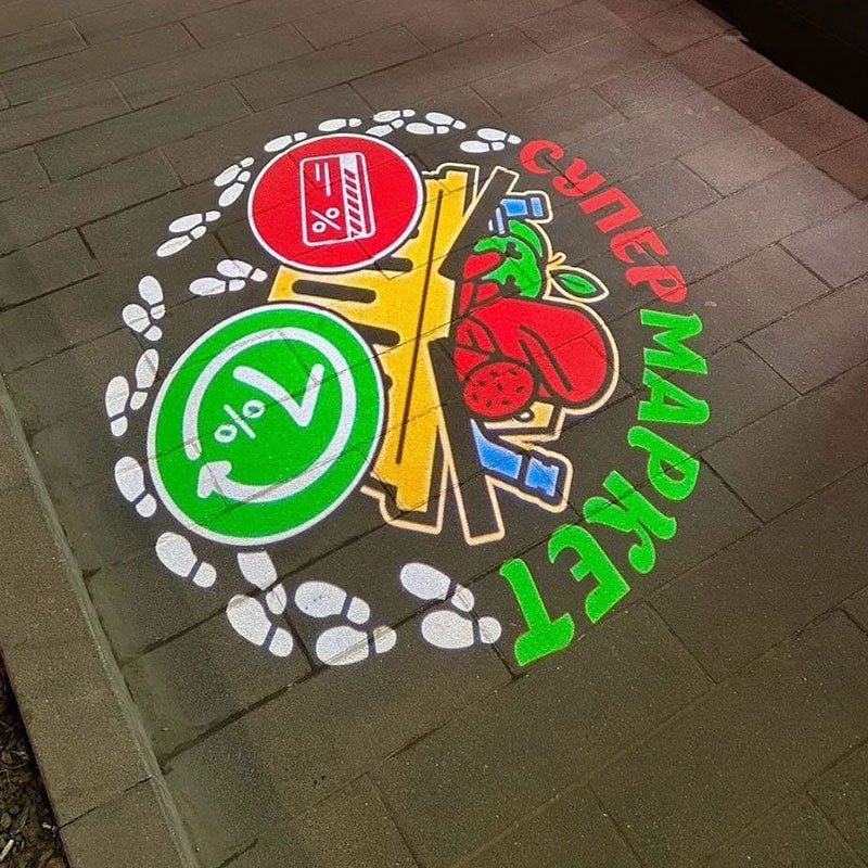 Logo Projector for Shop | Custom Outdoor Logo Projector Light - HD GOBO, Adjustable Focus for Business Branding - Gobohub