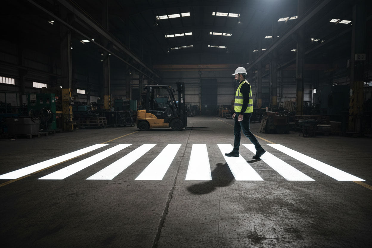 How a Zebra Crossing Projector Is Improving Factory Safety in Kazakhstan