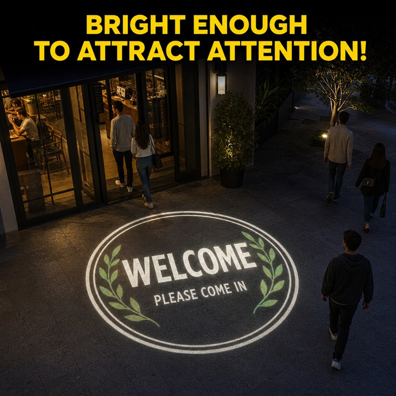 Gobo Projector Distance Guide: How Far Can a Logo Projector Reach?