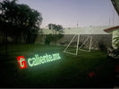 The wonderful effect of logo projector on the grass - Gobohub