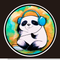 Custom Gobo Lens – colorful panda design