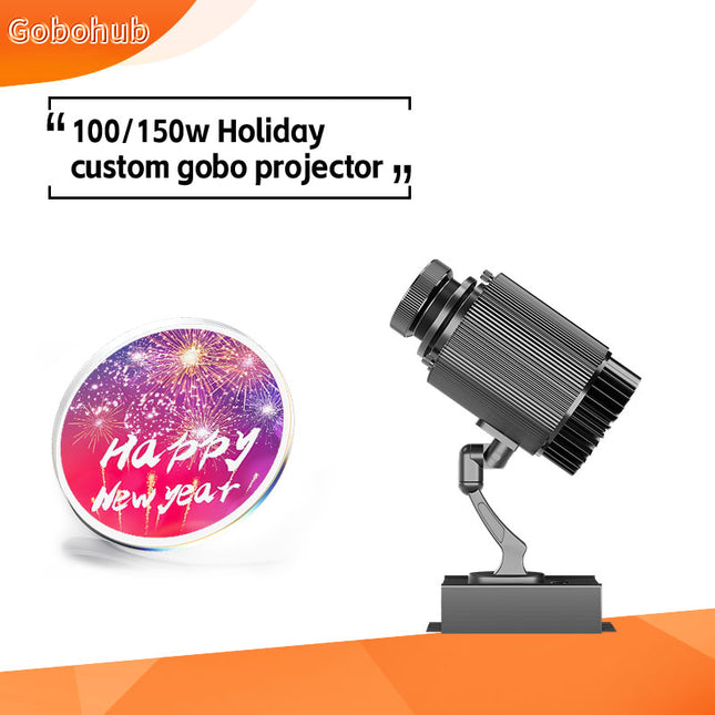 GOBOHUB 100w 150w Outdoor Indoor Holiday custom gobo projector