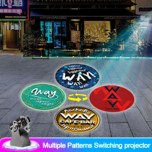 GOBOHUB 100W 4-Image Carousel Projection Lamp With Switchable Slides