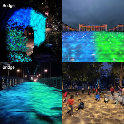 GOBOHUB 35W/55W/75W/105W Color-Changing Water Ripple Projection Light