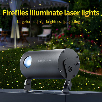 30W LED Firefly Projector Light Indoor Outdoor Use Dynamic Firefly Projection for Bedroom Patio Holiday Decor