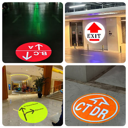 GOBOHUB 80W Indoor Outdoor Guide Sign Gobo Projector