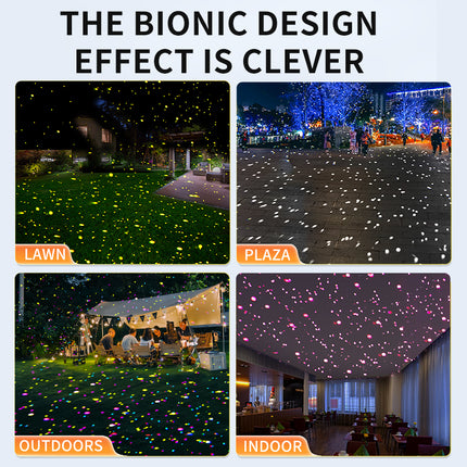 30W LED Firefly Projector Light Indoor Outdoor Use Dynamic Firefly Projection for Bedroom Patio Holiday Decor