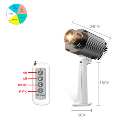 55w color transformation gobo projector