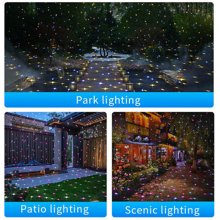 30W LED Firefly Projector Light Indoor Outdoor Use Dynamic Firefly Projection for Bedroom Patio Holiday Decor - Gobohub