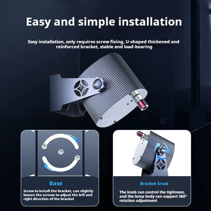 30w Single - Line Industrial Laser Projector - Infrared Safety Warning Sign Light for Factory Workshop Indication - Gobohub
