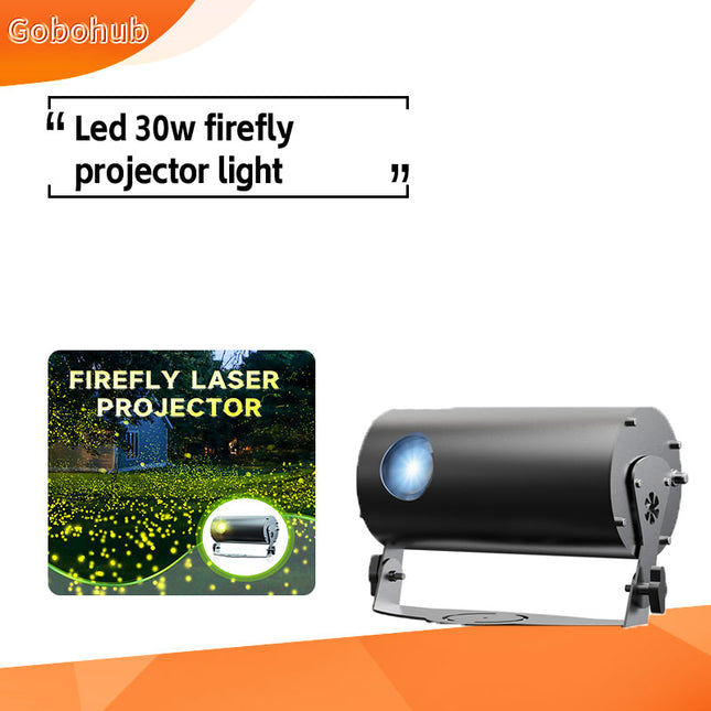 30W LED Firefly Projector Light Indoor Outdoor Use Dynamic Firefly Projection for Bedroom Patio Holiday Decor