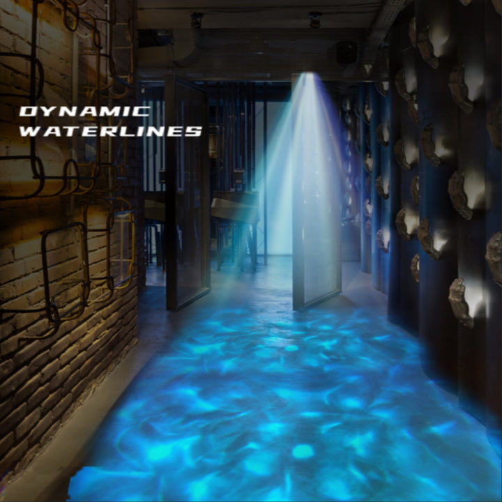 105W Outdoor Waterproof Water Ripple Effect Light Projector - IP65 ...