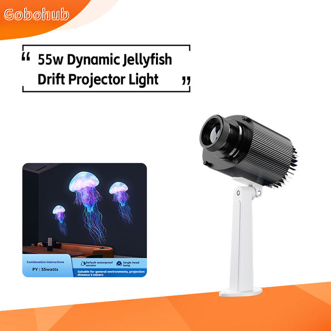 GOBOHUB 55W Indoor Outdoor Dynamic Jellyfish Drift Projector Light