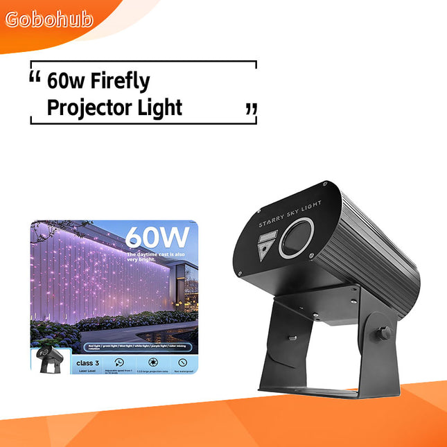 GOBOHUB 60w Indoor Outdoor Firefly Projector Light