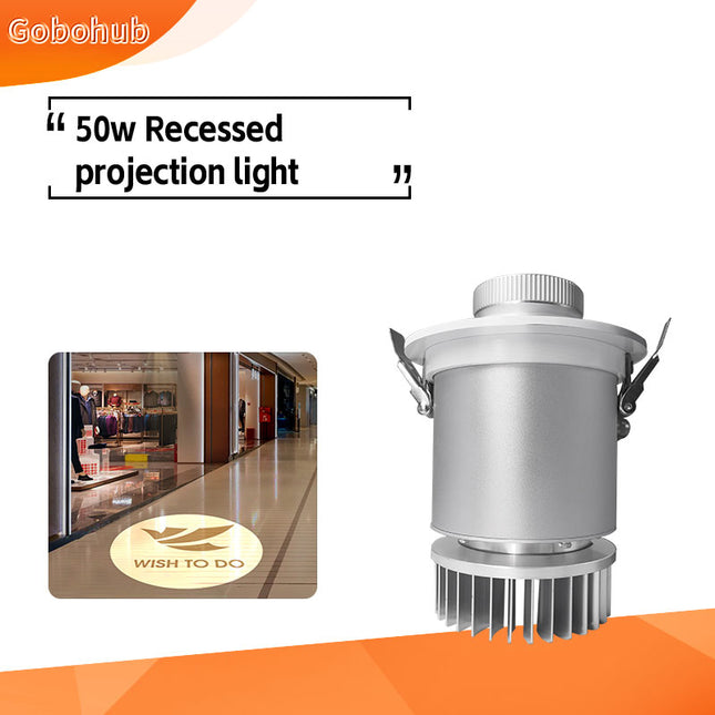 GOBOHUB 50W Recessed Projection Light