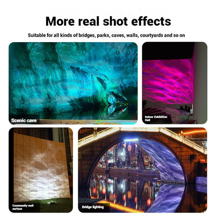 GOBOHUB 30w Dynamic Aurora Light Water Ripple Projector