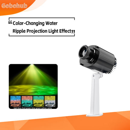 GOBOHUB 35W/55W/75W/105W Color-Changing Water Ripple Projection Light