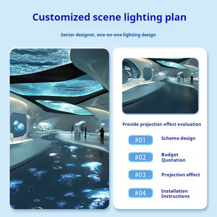 GOBOHUB 105W Indoor Outdoor Dynamic Jellyfish Drift Projector Light - Gobohub