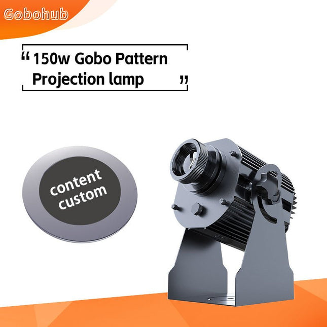 GOBOHUB 150W Indoor Outdoor Gobo Rotaion Pattern Projection Lamp - Gobohub