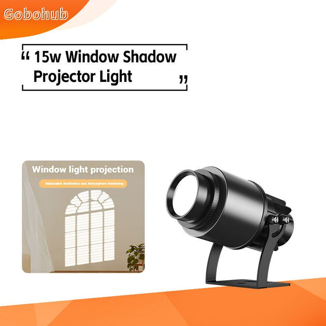 GOBOHUB 15w Indoor Window Shadow Projector Light - Gobohub