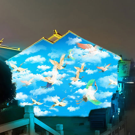 GOBOHUB 200W Outdoor Moving Blue Sky & Clouds Projection Lamp - Gobohub