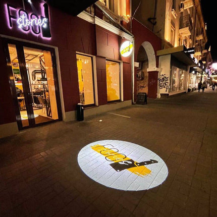 Store Projection Lights 30W Outdoor Waterproof Customized Sidewalk Projection Lamp - Rotating ...