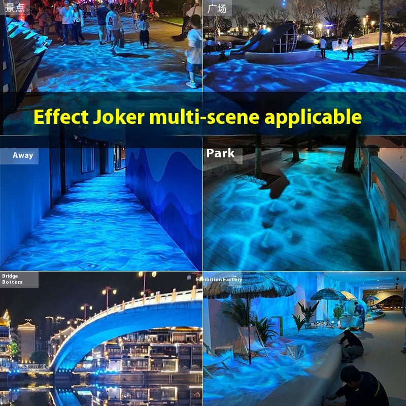 Water Ripple Projector 40W - Outdoor Waterproof Stage Light for