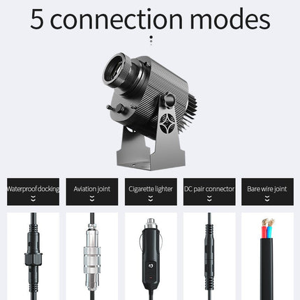 GOBOHUB 40w Popular street stall gobo projector with DC12 - 24v - Gobohub