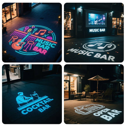 GOBOHUB 50W Rotating Gobo Projector For Bar Decoration - Gobohub