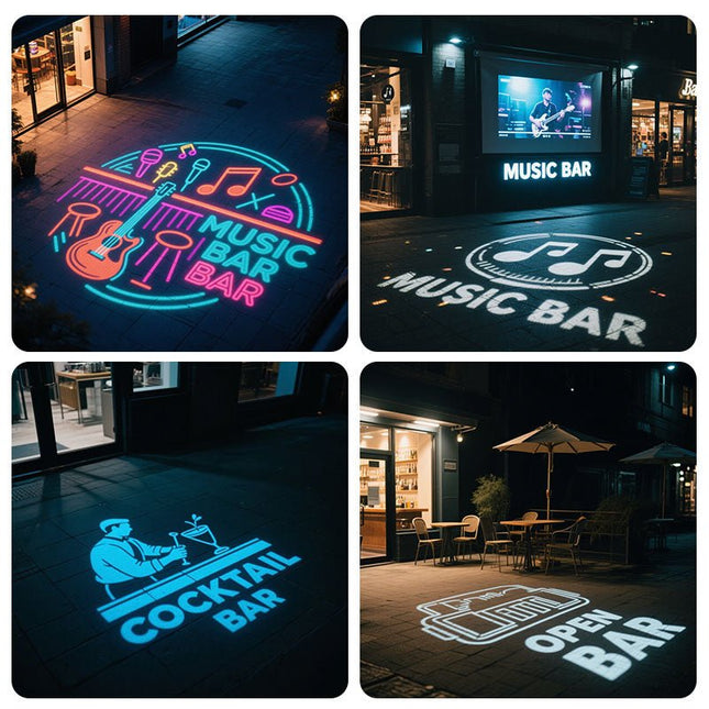 GOBOHUB 50W Rotating Gobo Projector For Bar Decoration - Gobohub