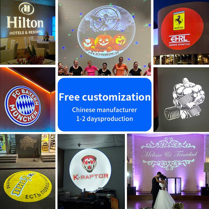 GOBOHUB 50W Rotating Gobo Projector For Bar Decoration - Gobohub
