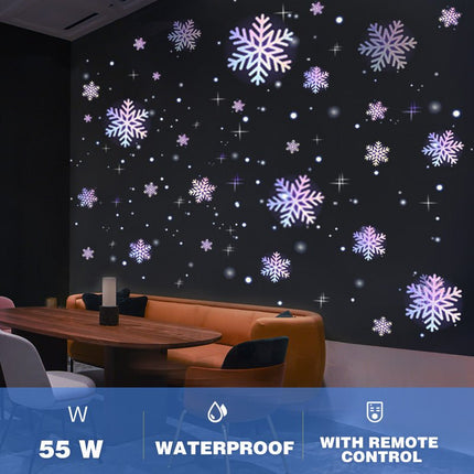 GOBOHUB 55w/85w/105w Snowflake Falling Projector Light - Gobohub