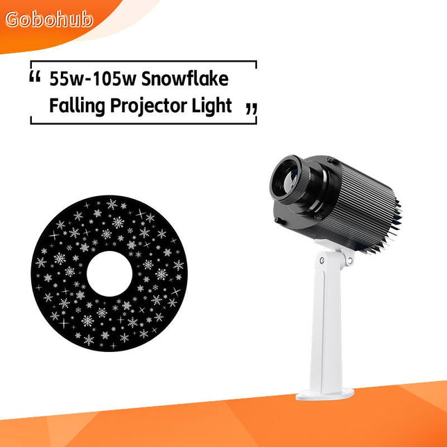 GOBOHUB 55w/85w/105w Snowflake Falling Projector Light - Gobohub