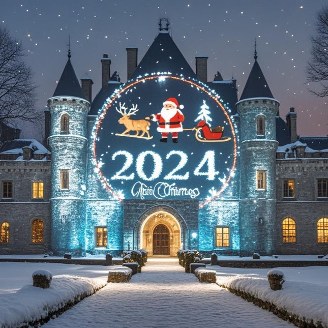 GOBOHUB 80w 120w Outdoor Indoor Christmas themed logo projection lights - Gobohub