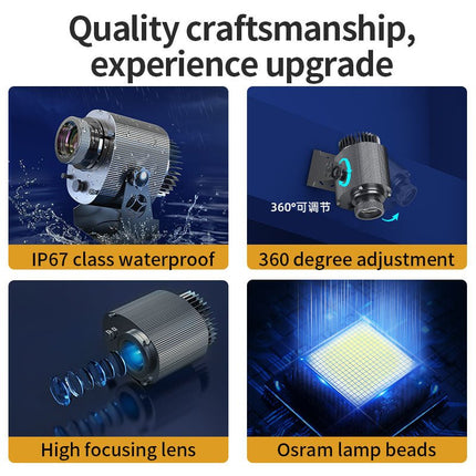 GOBOHUB 80w Indoor Outdoor Safety Signs Projector - Gobohub