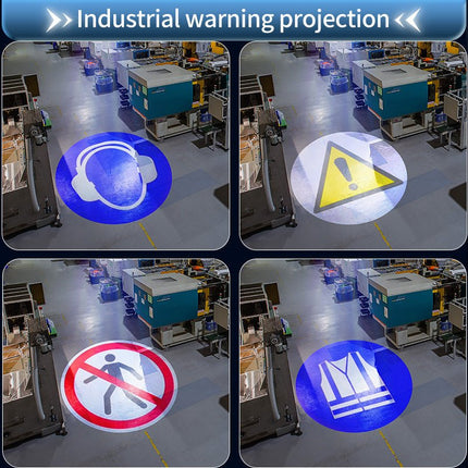 GOBOHUB 80w Indoor Outdoor Safety Signs Projector - Gobohub
