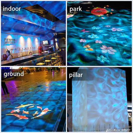 GOBOHUB 85W Outdoor Waterproof Water Wave Projector - Gobohub