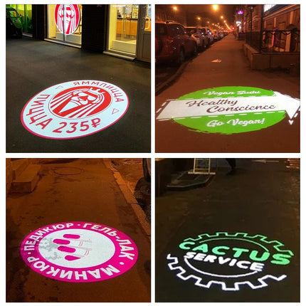 GOBOHUB 110w Custom Logo Rotating Gobo Projector