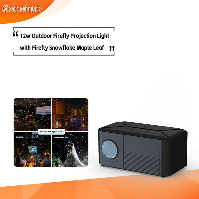 New Outdoor Firefly Projection Light | Dynamic Effects for Camping Courtyard Bar - Gobohub